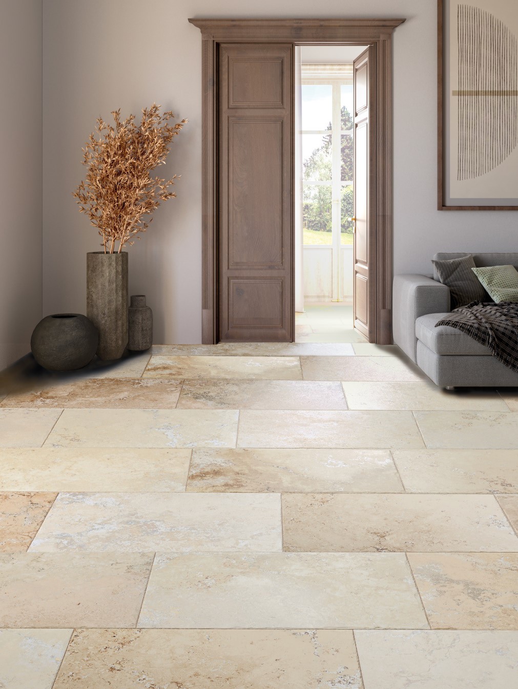 AMBIANCE TRAVERTIN ANTIC MIX 60X120